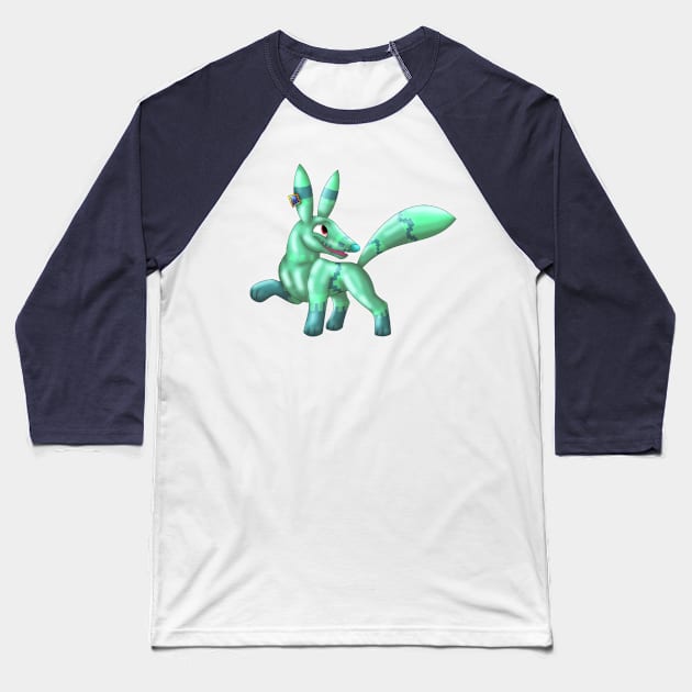 Pinartic Pretztail: Green Baseball T-Shirt by spyroid101